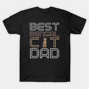 Best Bengal Cat Dad T-Shirt